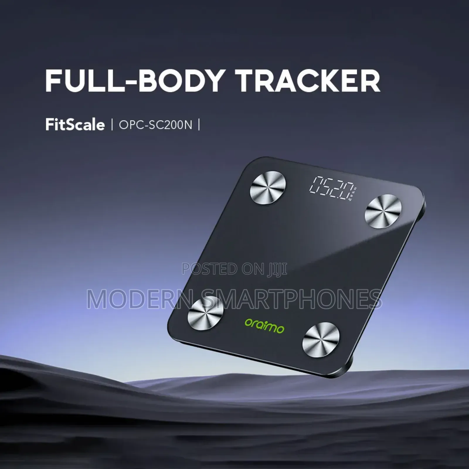Oraimo Fitscale Smart Led Body Fat Scale
.