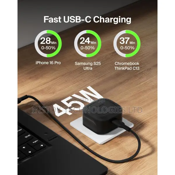 Belkin Boostcharge Compact Usb-C Wall Charger 45w