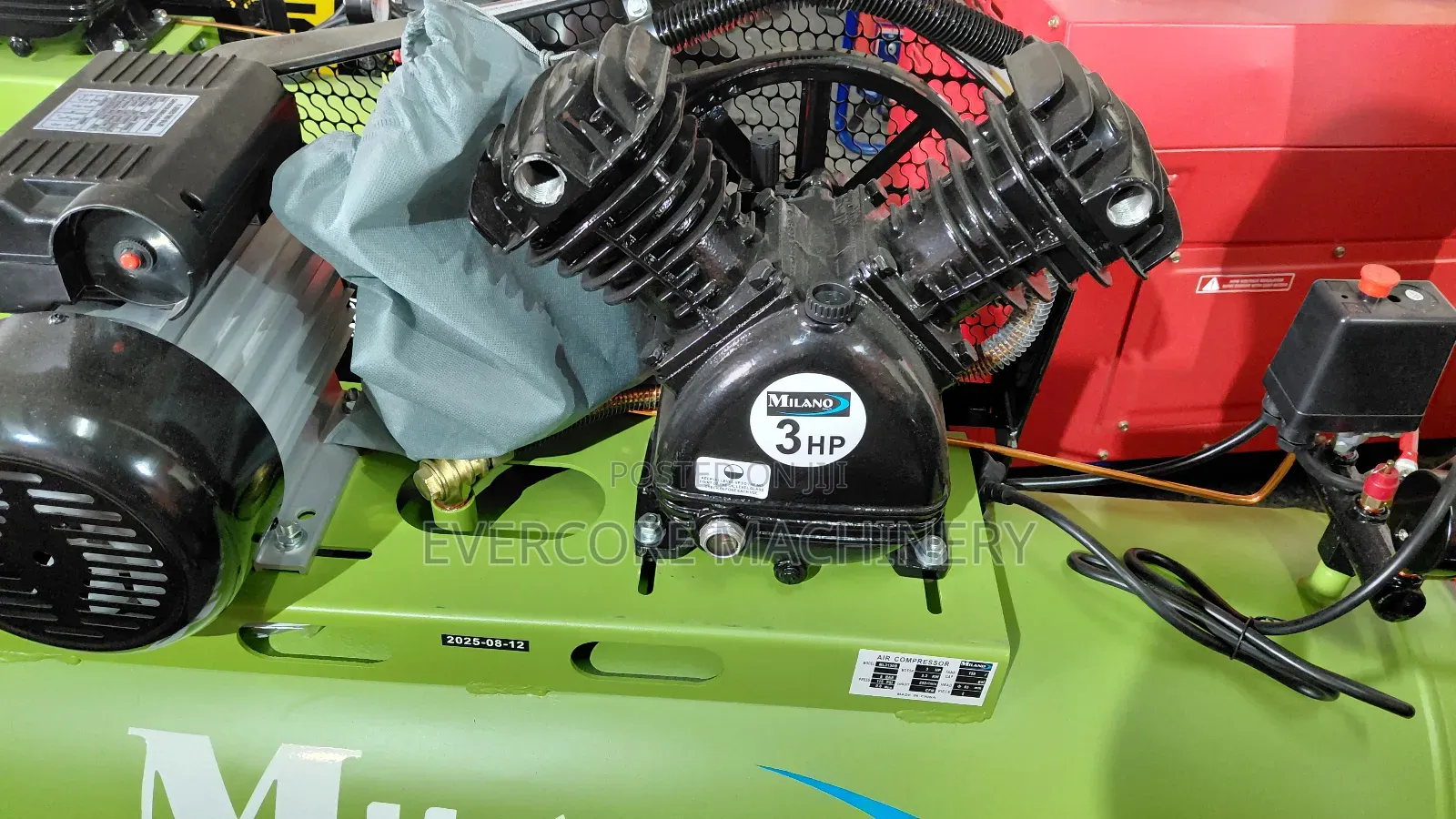 150litres Elextract Air Compressor 3hp(2.2kw) Single Phase.