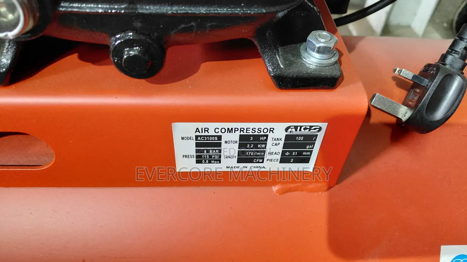 Electric 100litres Air Compressor 3hp Heavy Duty.