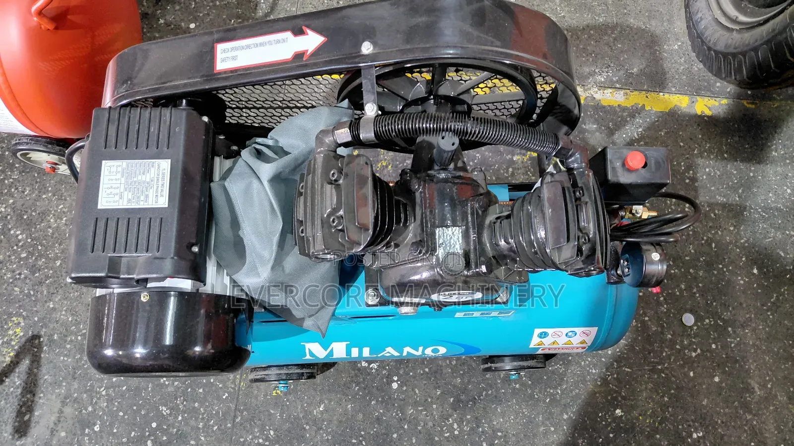 Milano Italia 50litres Electric Air Compressor 2piston.