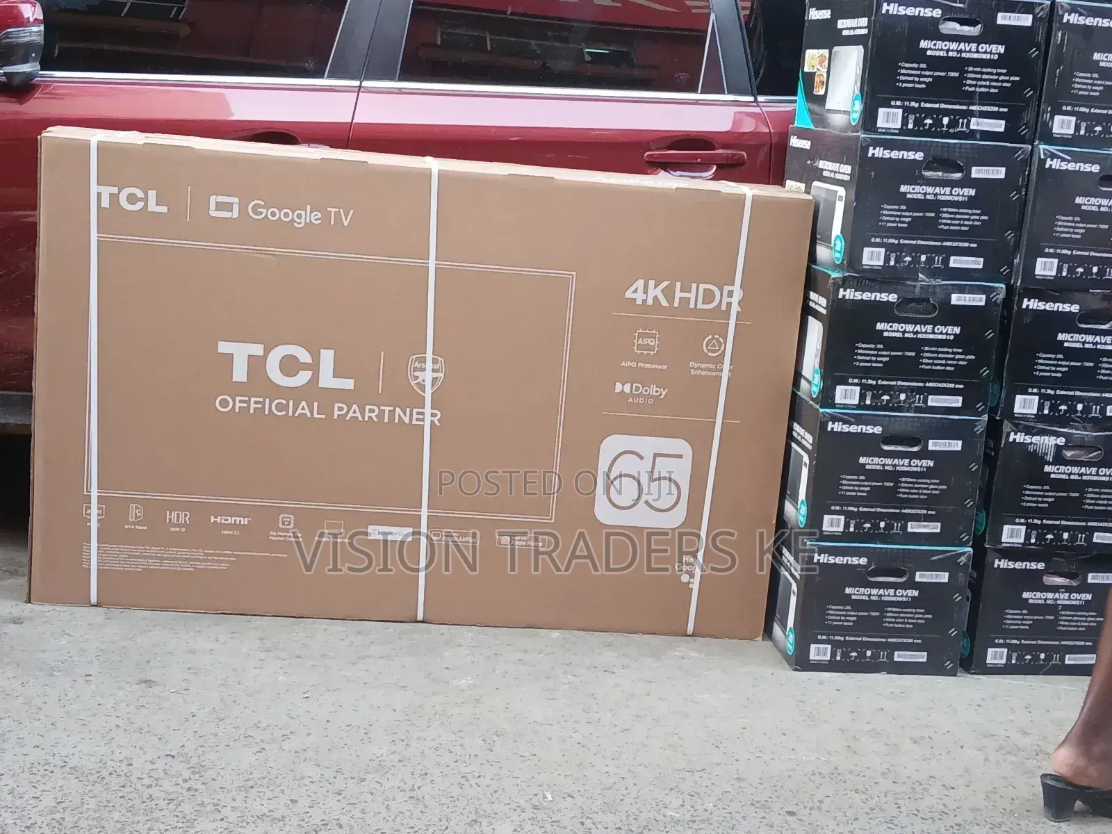 TCL 65 Inches 65v6c Google HDR Frameless Tv With Bluetooth