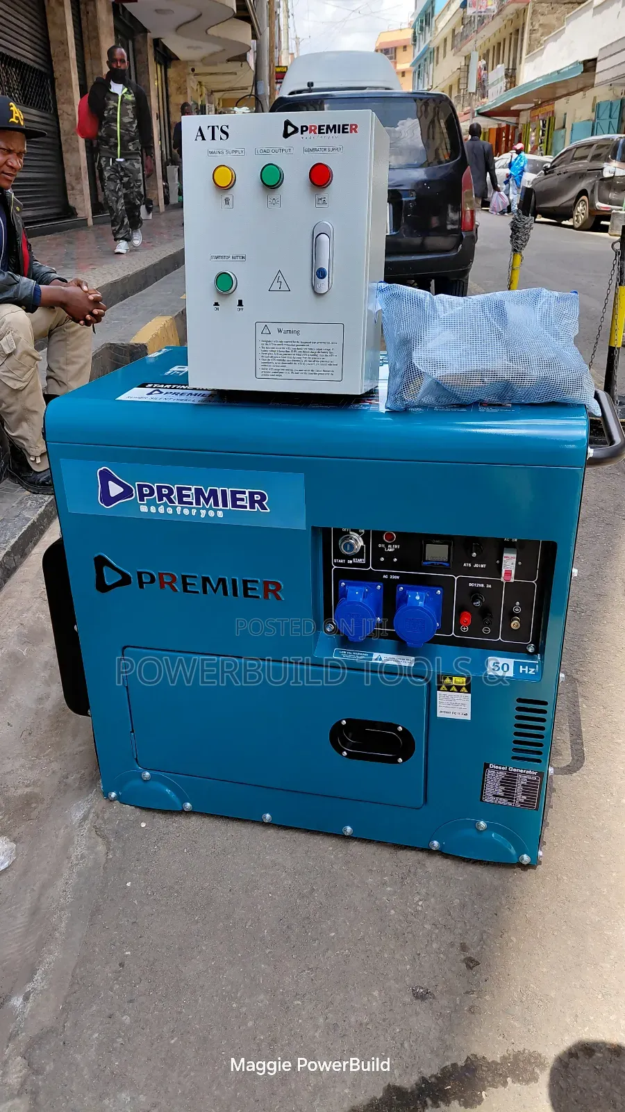 Premier 13/15kva Silent Diesel Generator With Ats