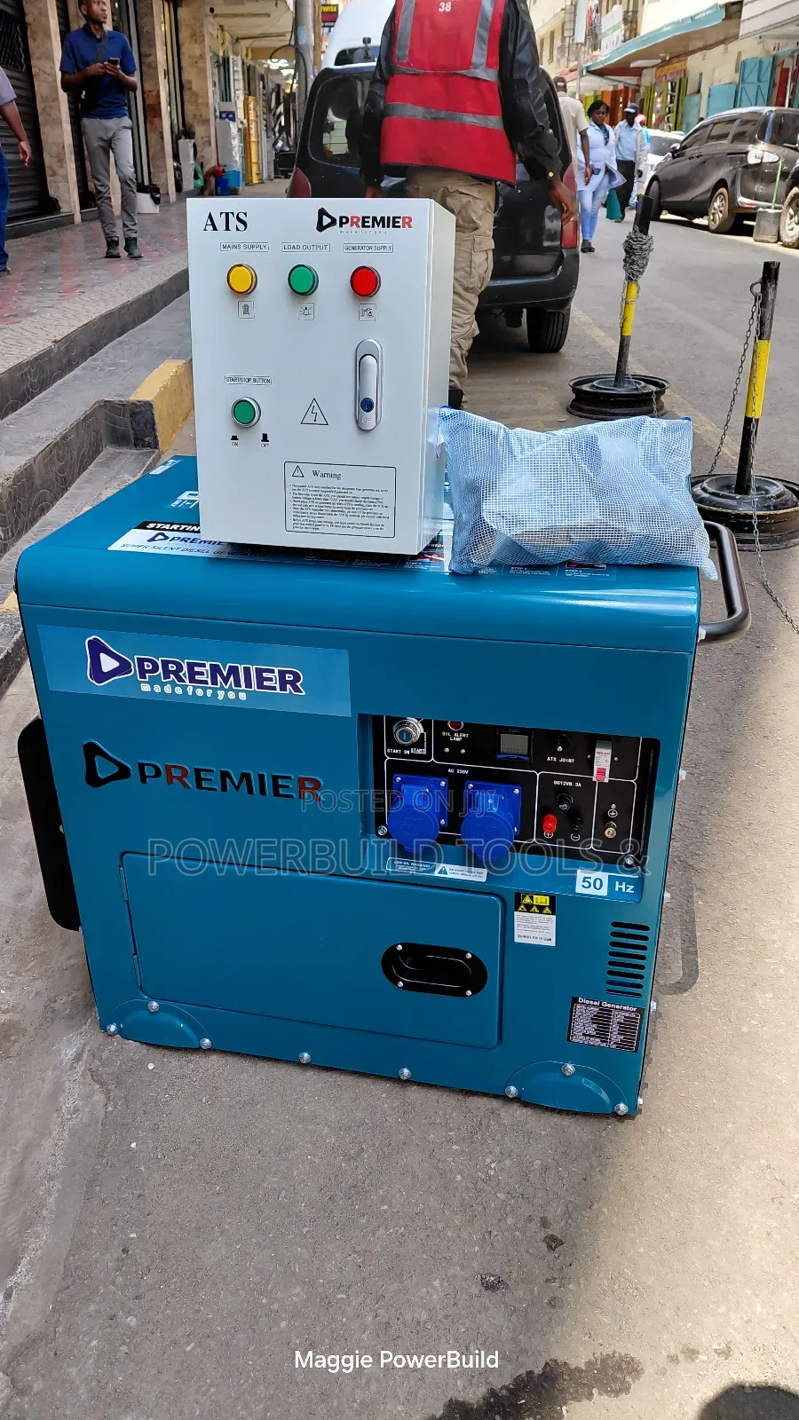 Premier 13/15kva Silent Diesel Generator With Ats