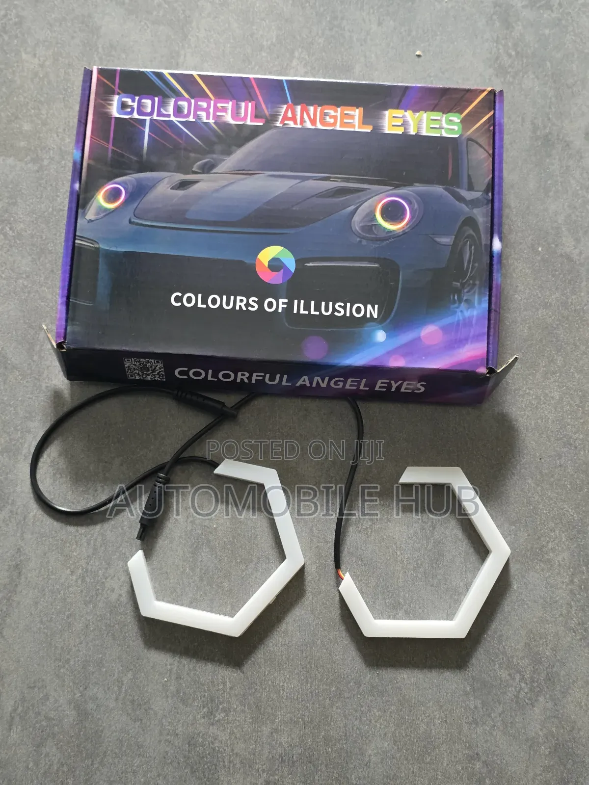 Hexagon DRL Headlights With Bluetooth – Stylish Smart Lighting