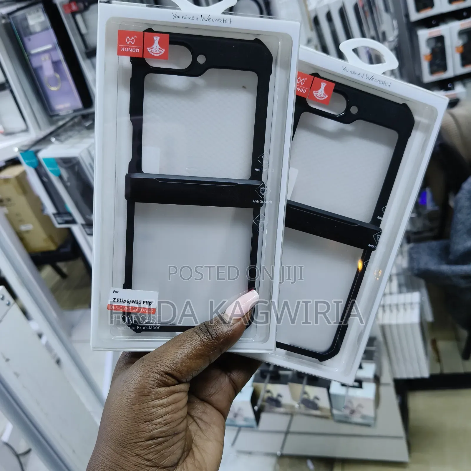 Xundd Shockproof Clear Back Cover For Samsung Galaxy Flip 6