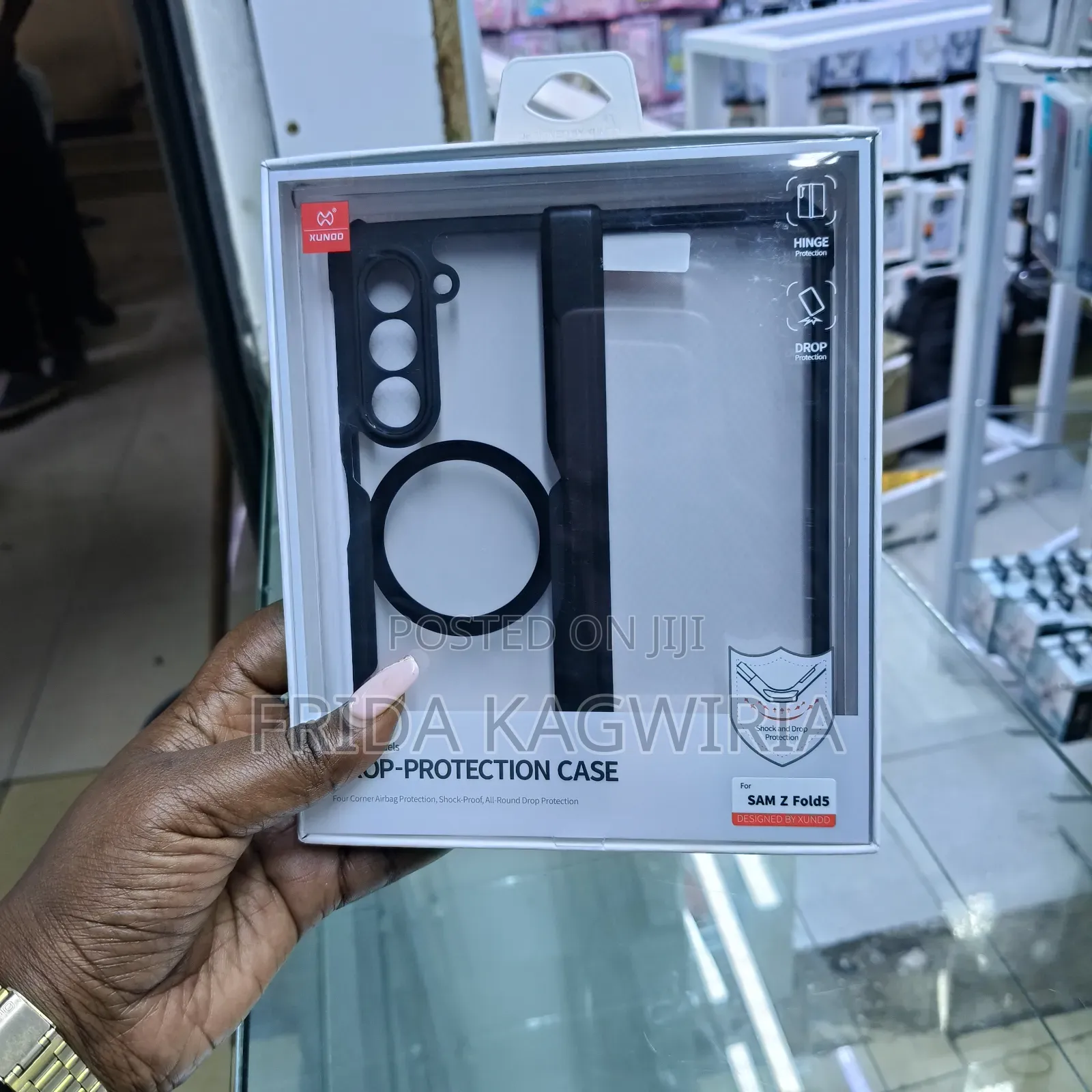 Xundd Shockproof Clear Back Cover With Magsafe For Samsung Fold 6
