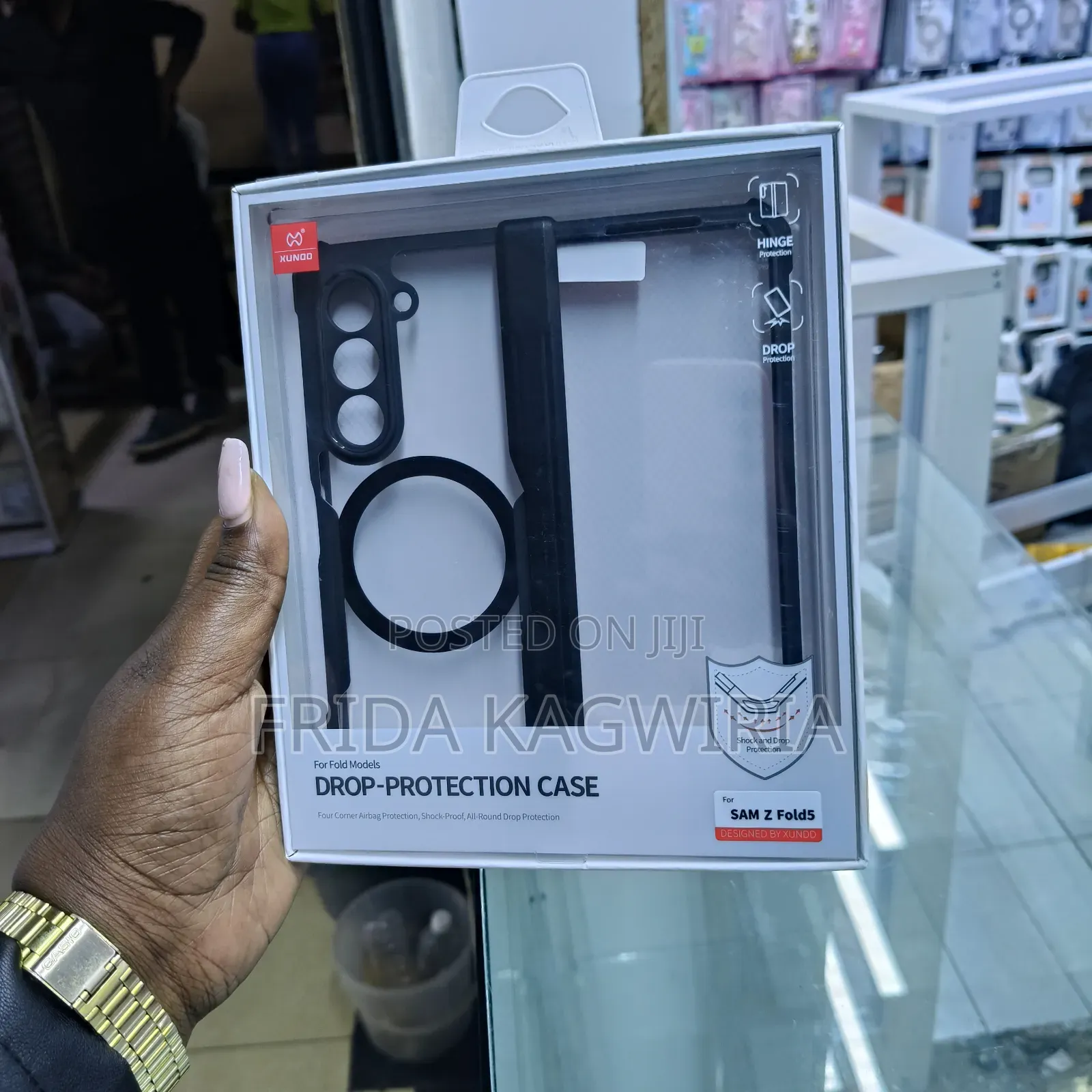 Xundd Shockproof Clear Back Cover With Magsafe For Samsung Fold 6