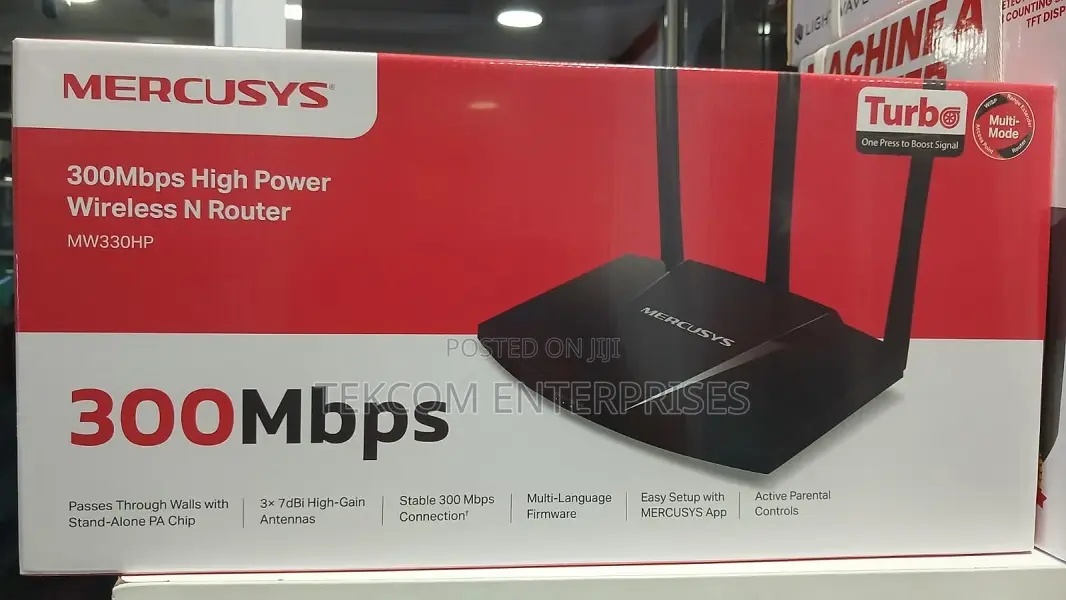 Mercusys Mw330hp 300mbps High Power Wireless N Router