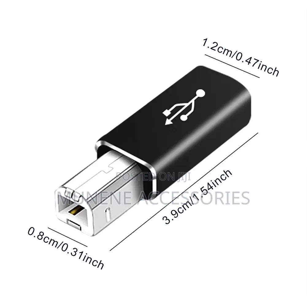 Usb Type-C to Printer Cable Adapter Port Converter for Piano Printer