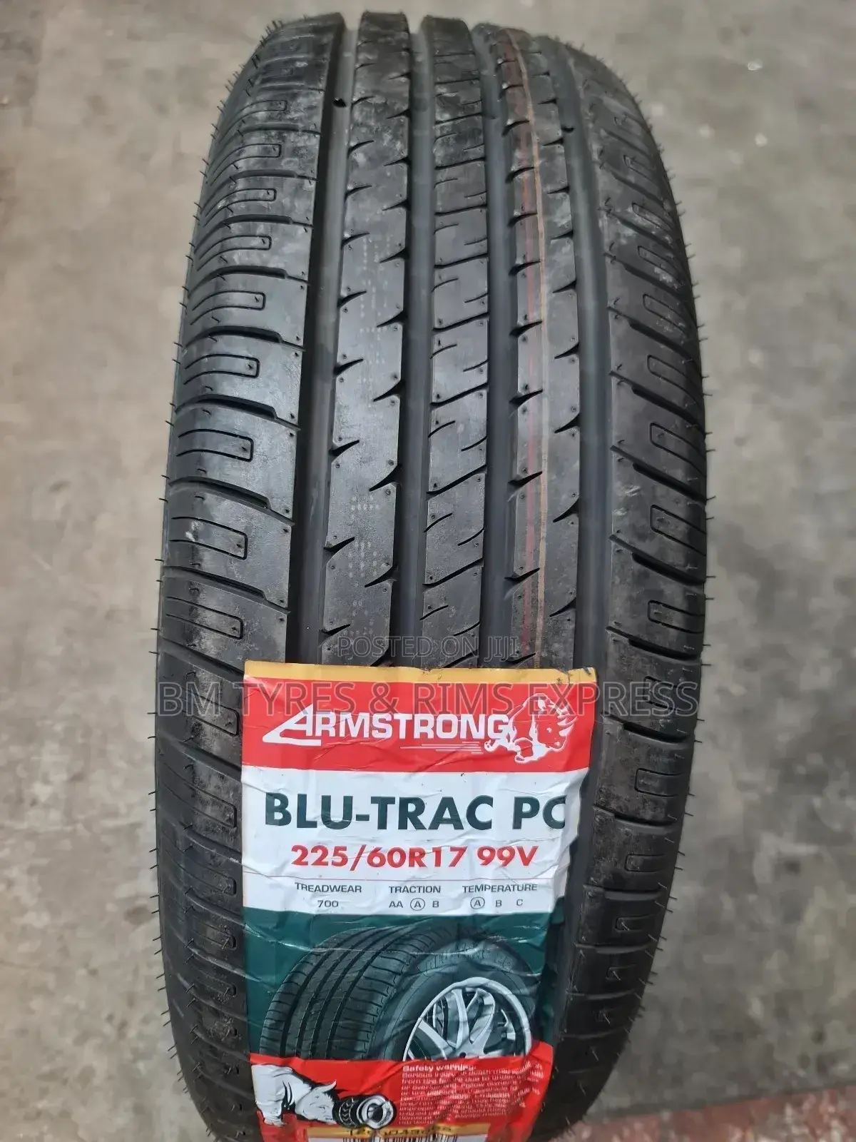225 /60 R17 Armstrong Tyres (Highway).