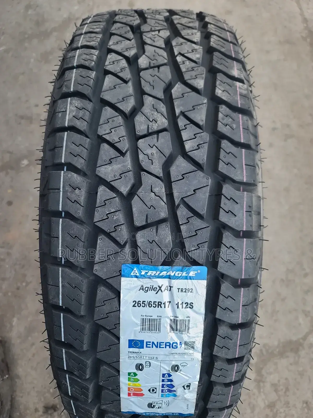 265 /65 R17 Triangle Tyres 112s Agilex a/T Tr292