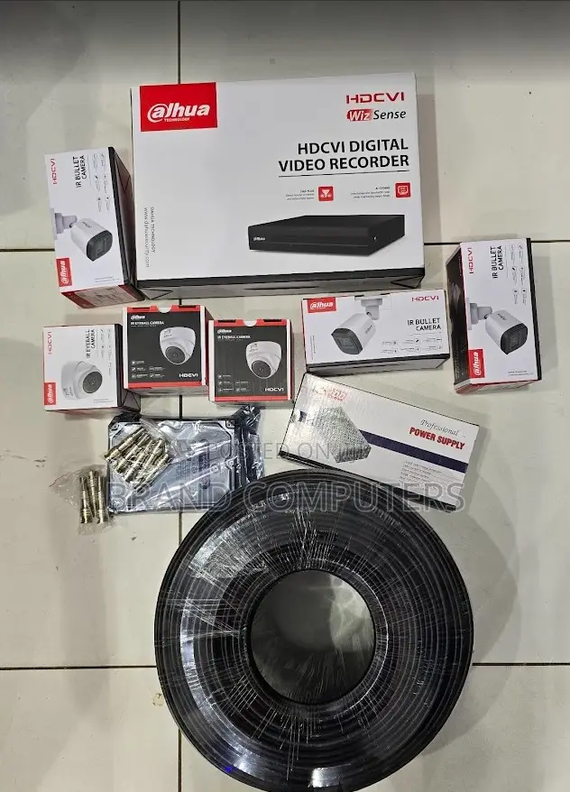 8 Channel Dahua CCTV Complete Kit-Full Hd Security System