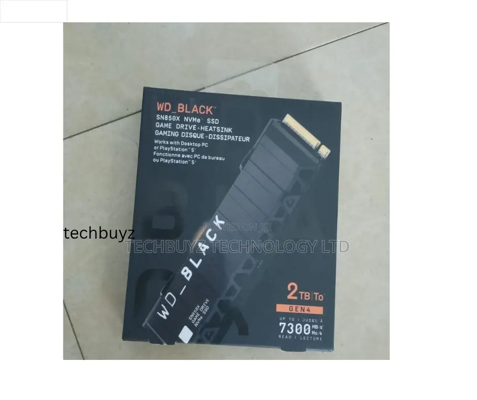 Wd Black Sn850x Nvme Ssd Game Drive Heatsink Gaming Disque 2 Tb