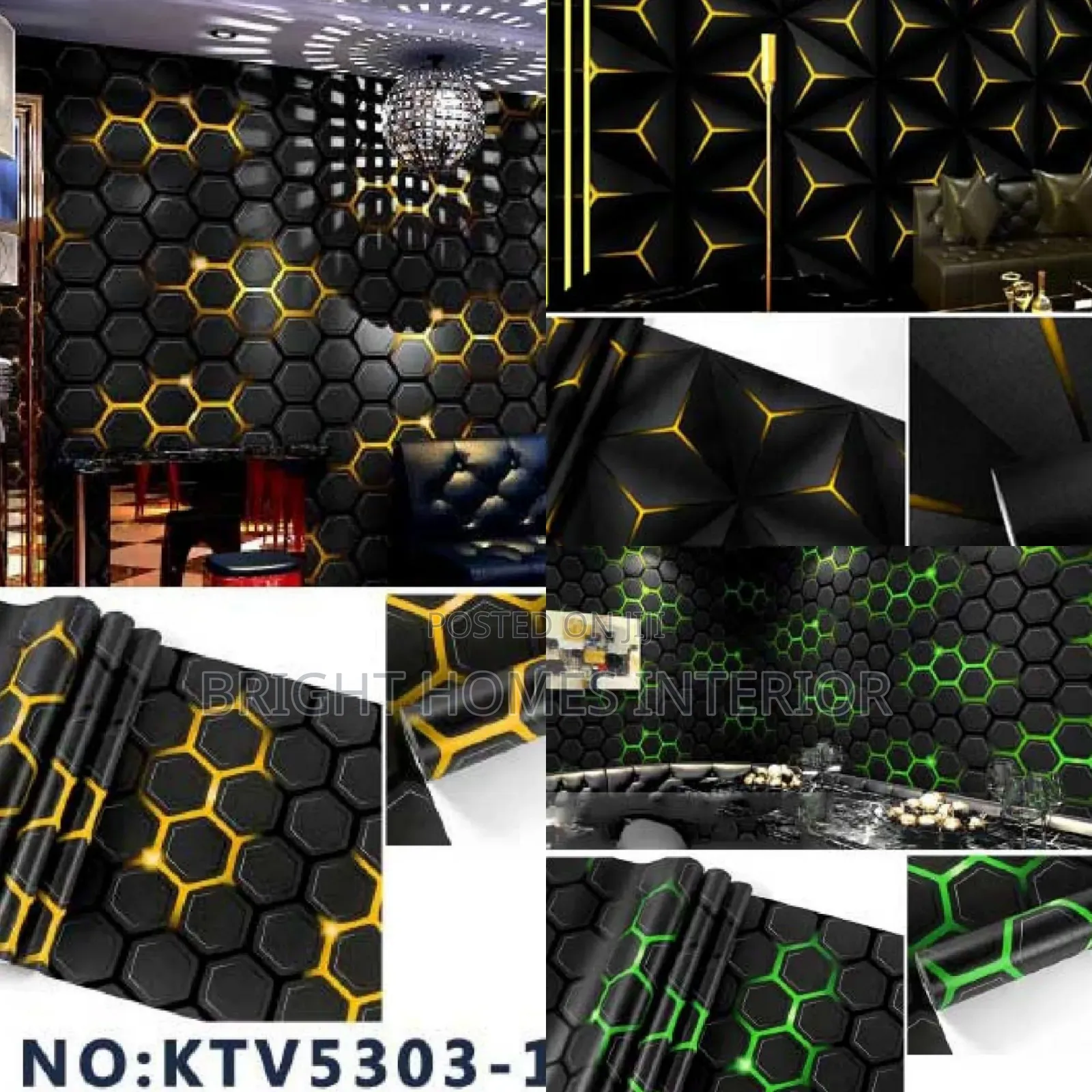 Light Reflective 3d Wallpaper