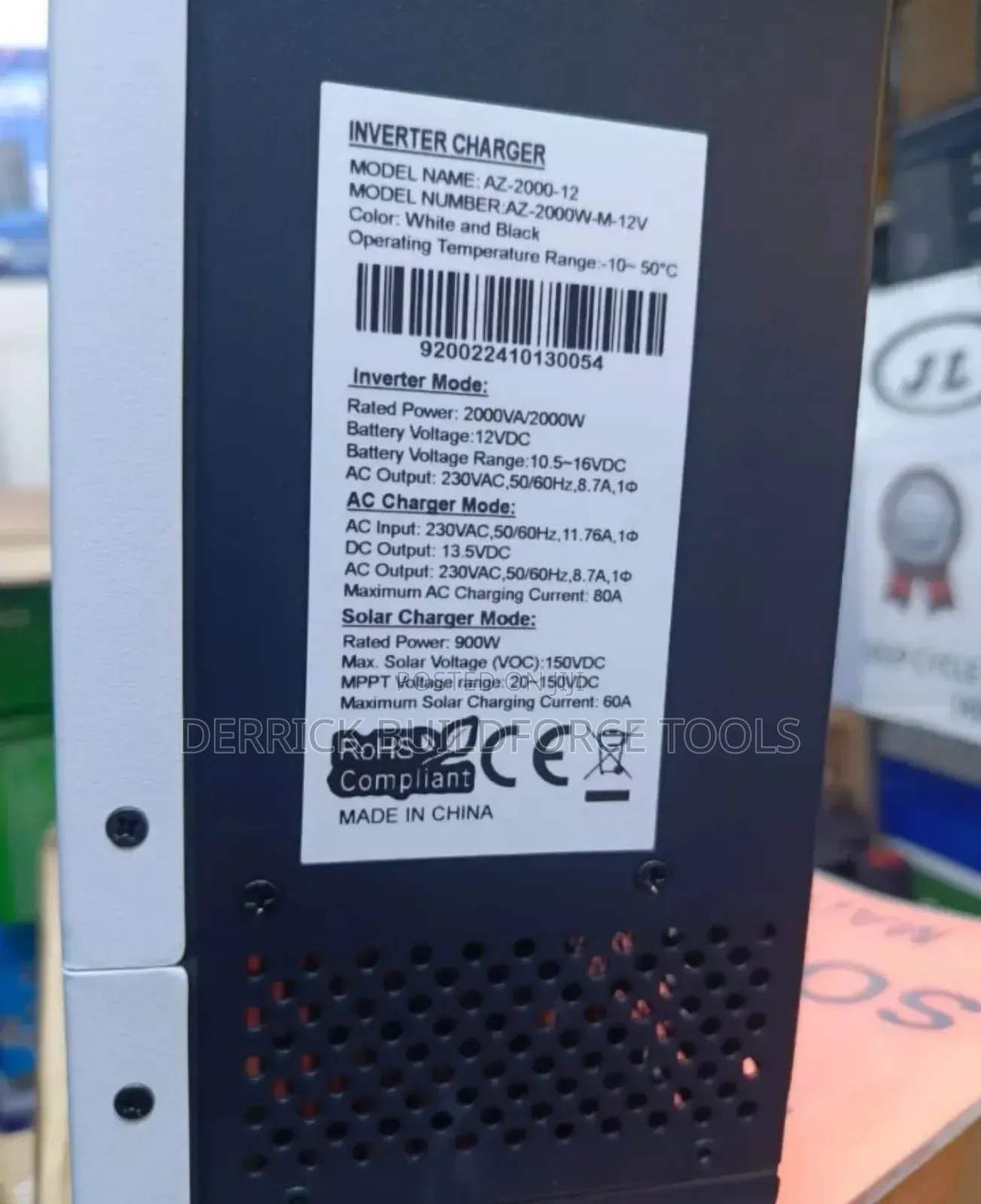 Amizar 12v 2kva Hybrid Inverter