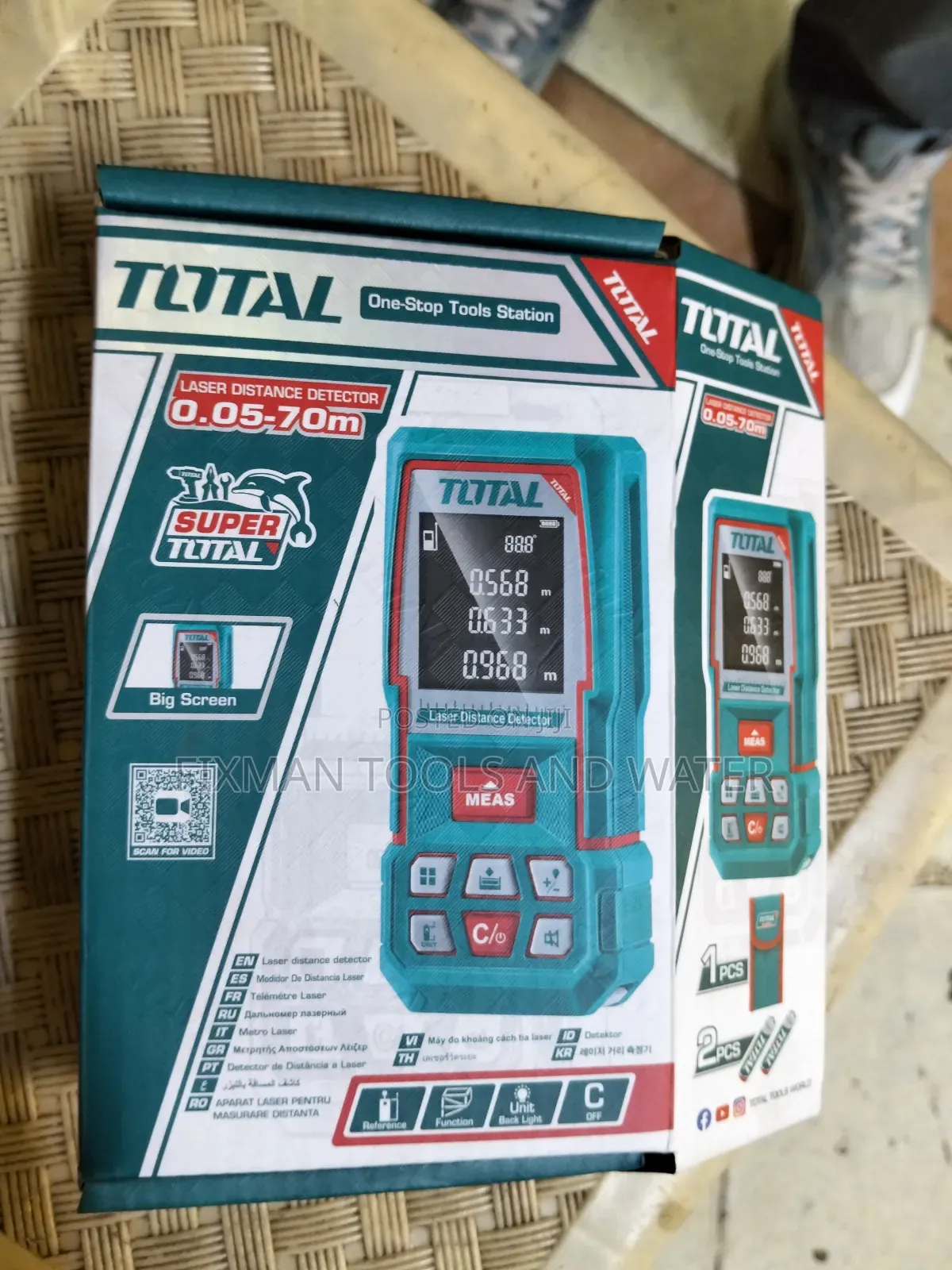 Total Laser Distance Detector 70m Laser Distance Measure
