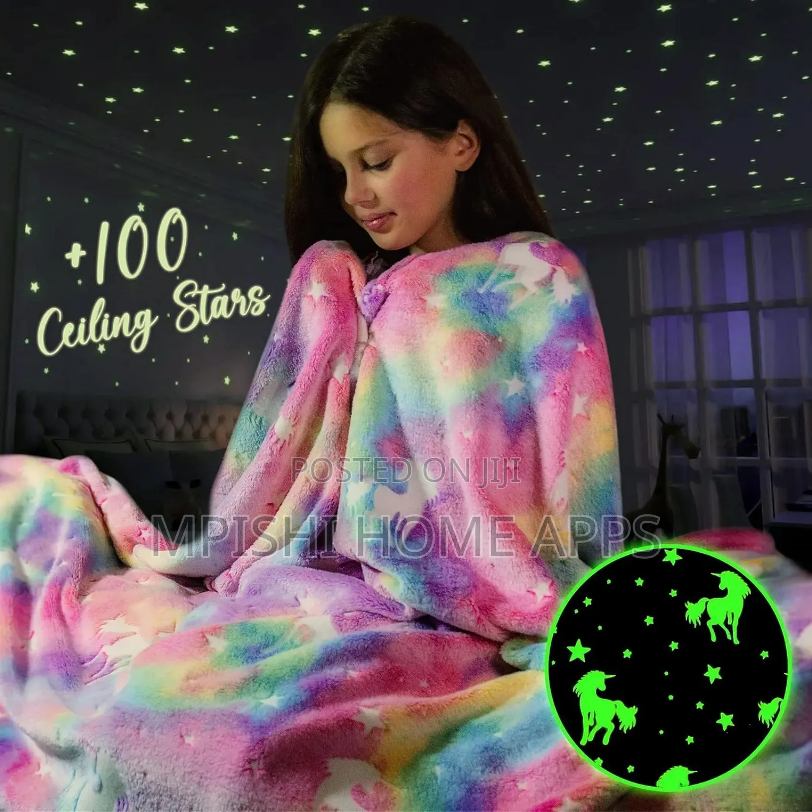 Magic Glow in the Dark Fleece Blanket