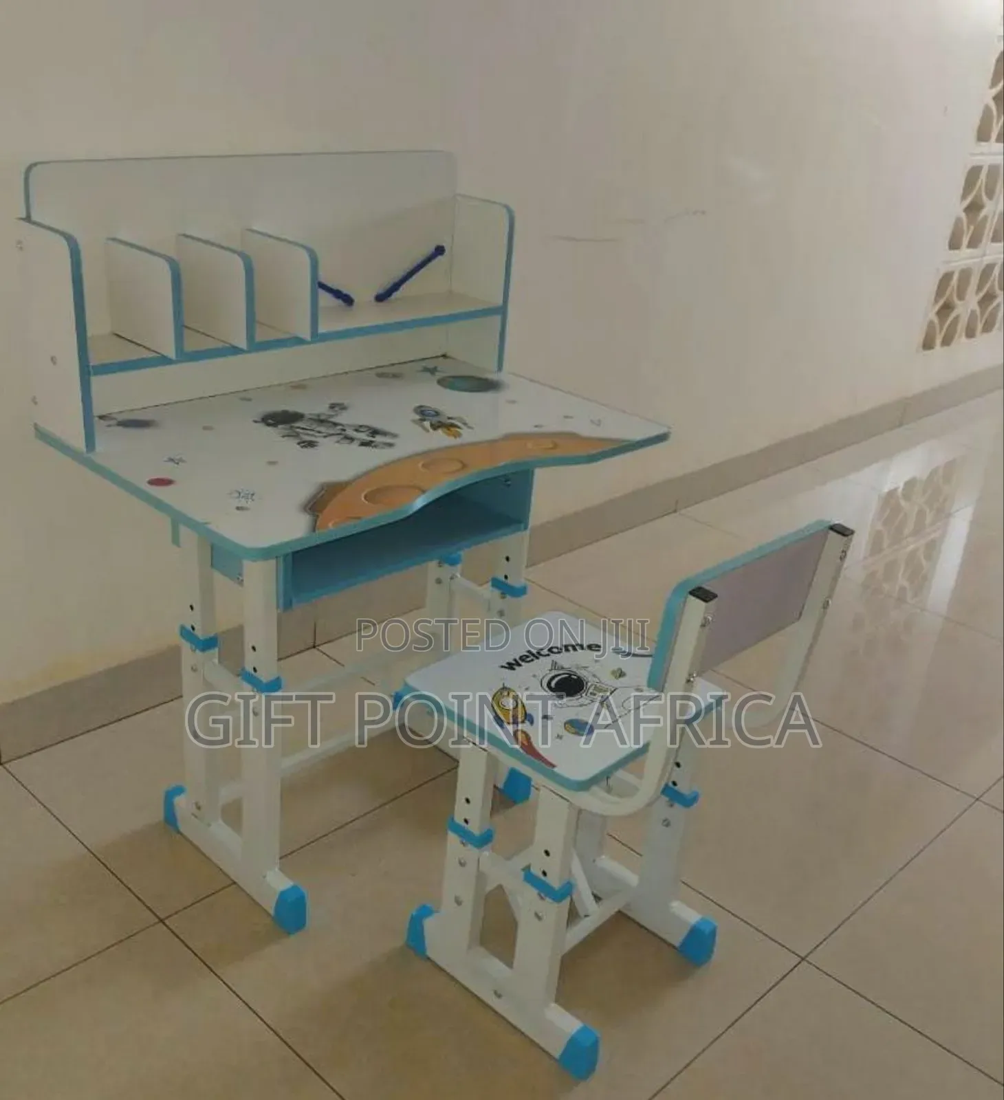 Elegant Adjustable Study Table With Chair For Kids