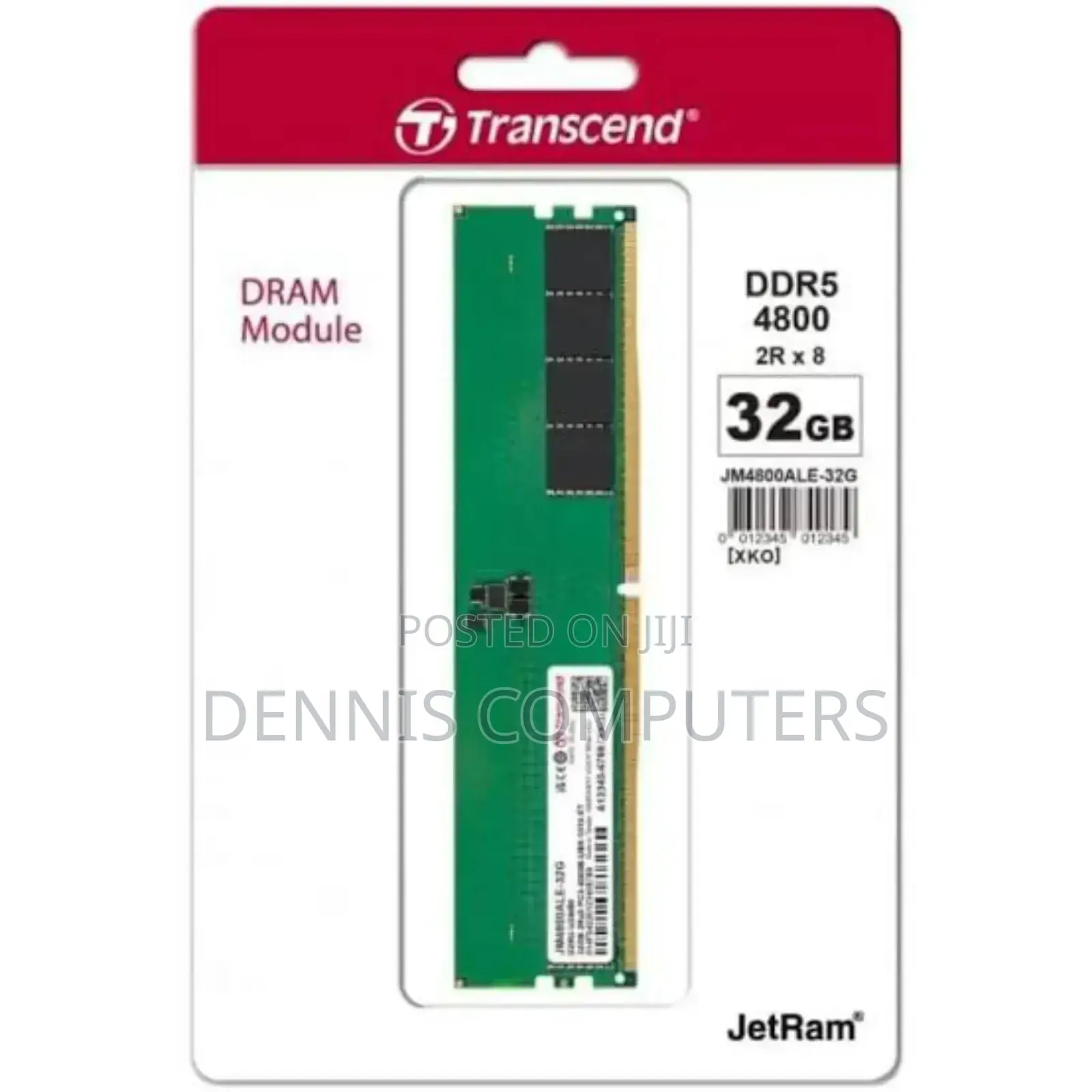 Transcend Ram 32gb Ddr5 4800mhz