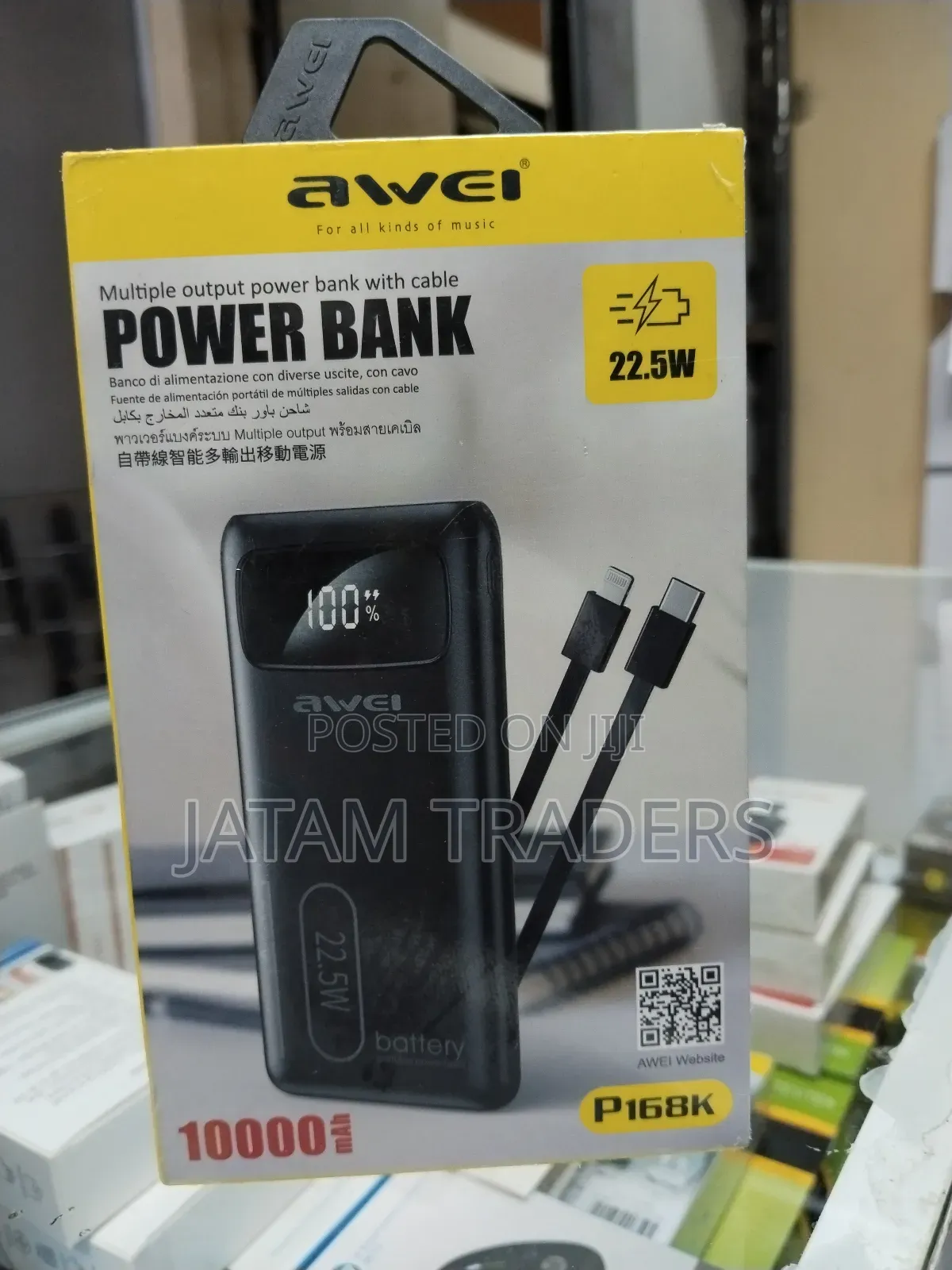 22.5w Awei Power Bank 10000mah