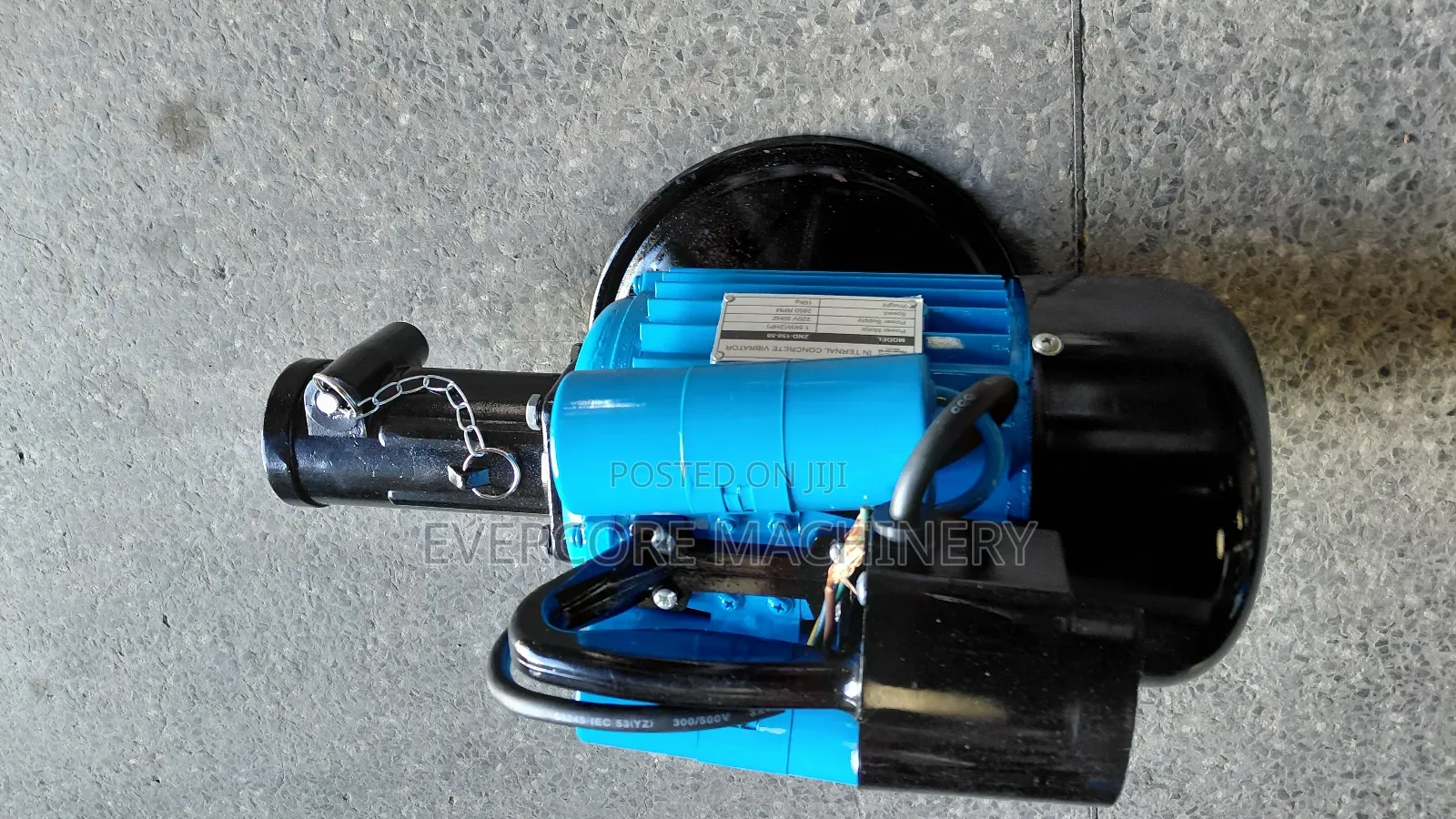 Heavy New Model Portable Electric Vibrator 2horse Power .