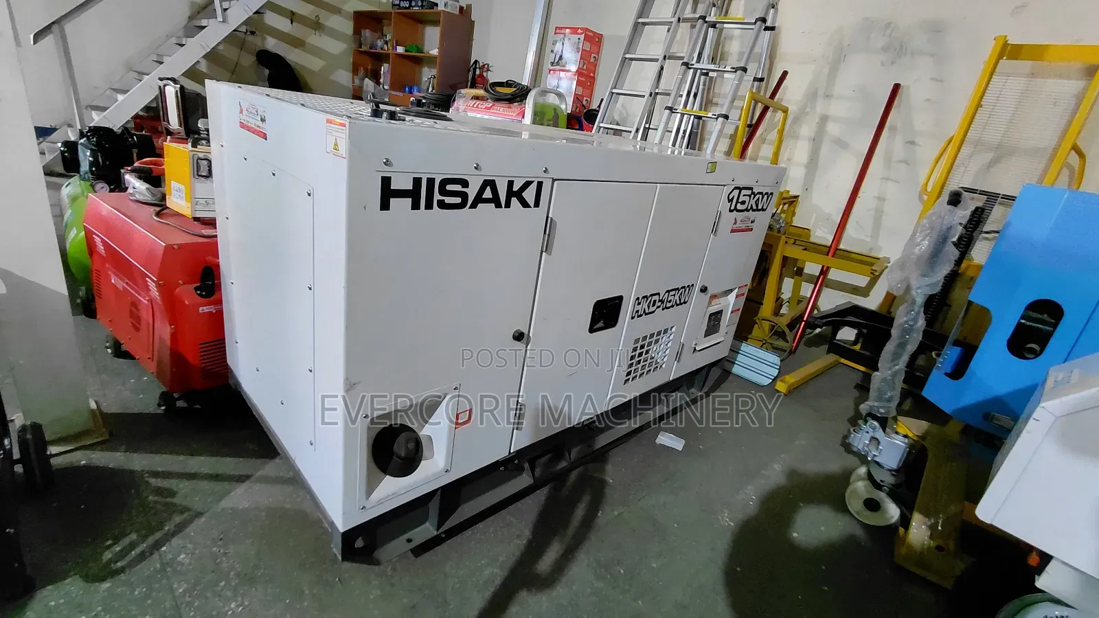 Brand New Hisaki Japan 15kw-18.7kva Diesel Silent Generator.