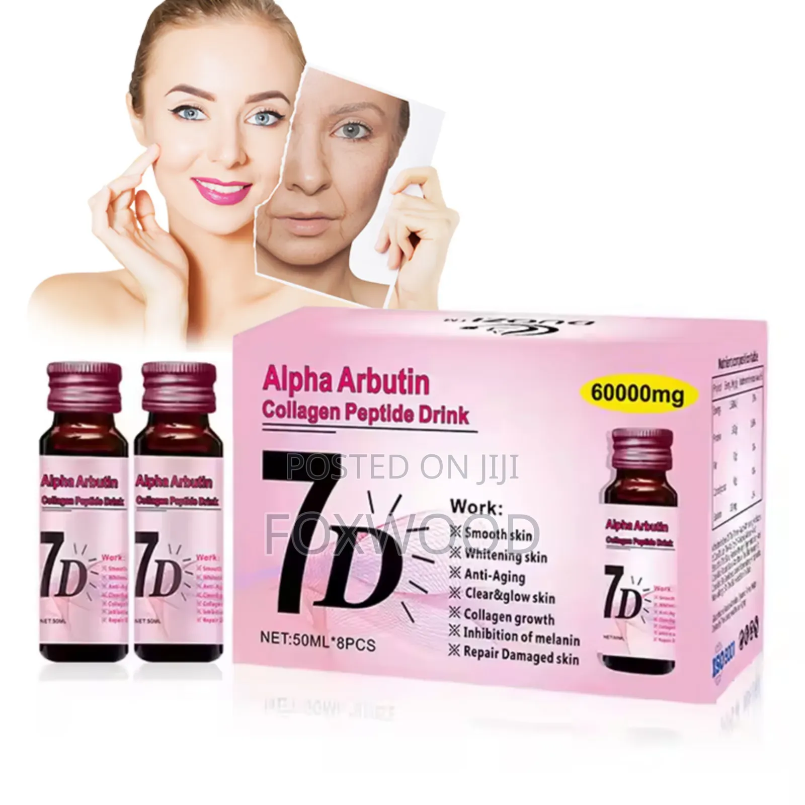 Alpha Arbutin Collagen Peptide Drink 7d.