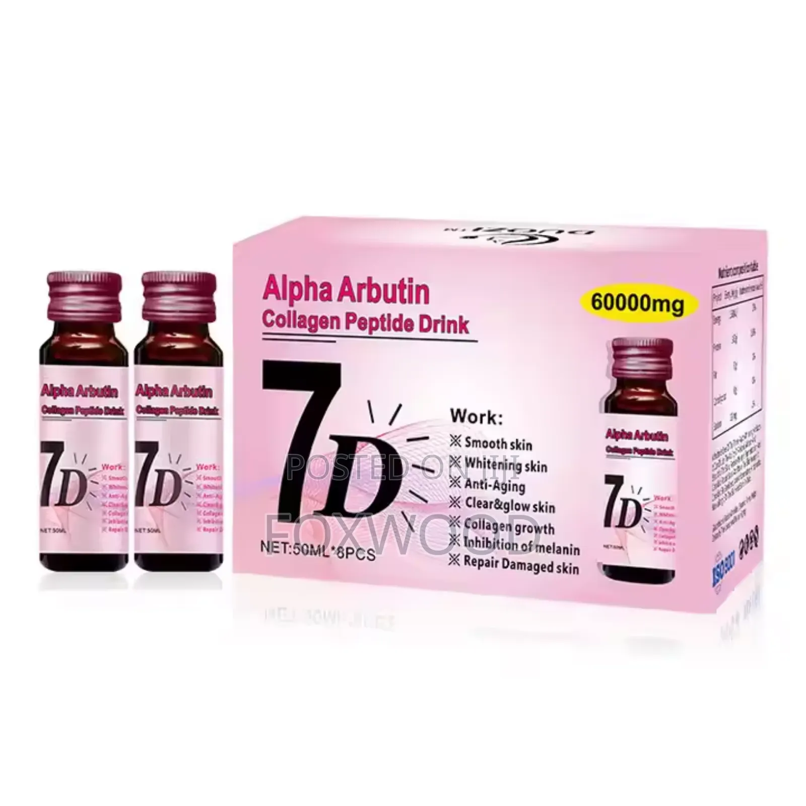 Alpha Arbutin Collagen Peptide Drink 7d.