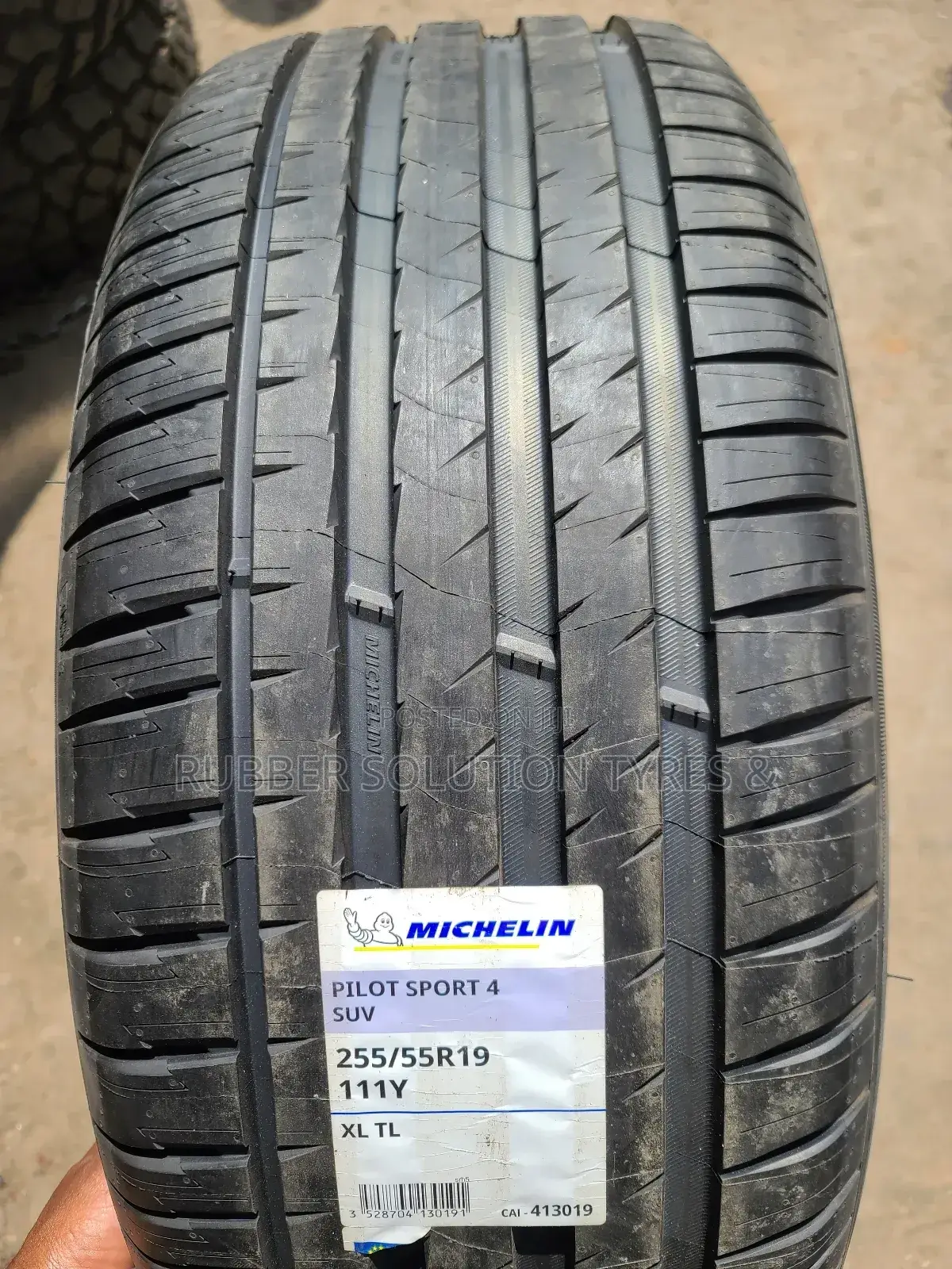 255 /55 R19 Michelin Tyres 111y Pilot Sports 4 Suv Xl Tl