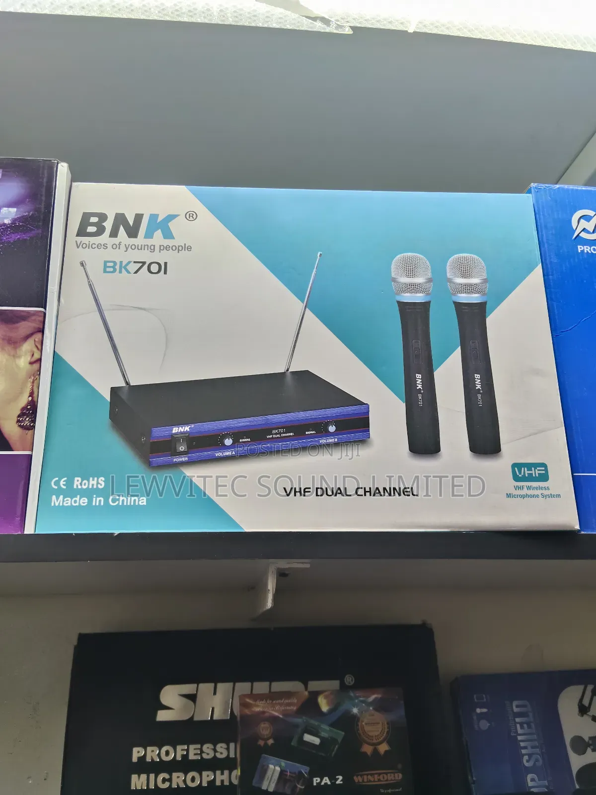 Bnk Vhf Dual Channel Microphone