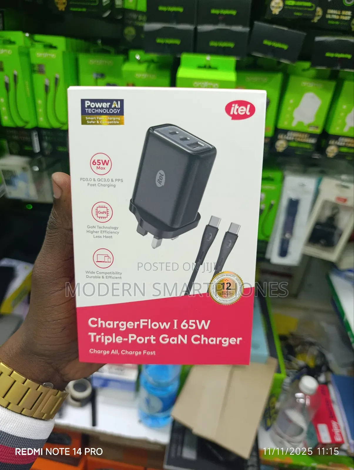 Itel 65w Fast Charging Chargerflow Laptop And Phone Charger