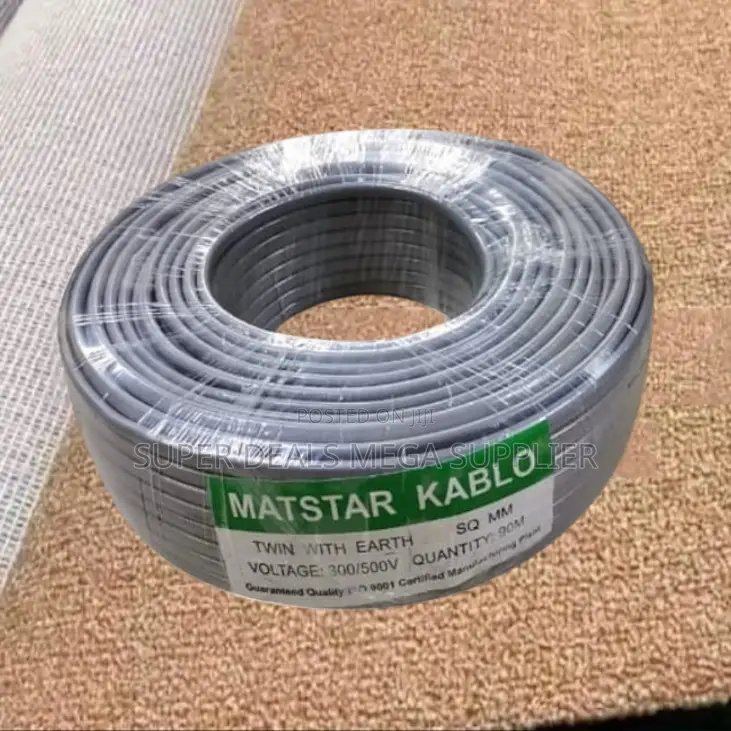 1.5mm Twin + Earth Electrical Wiring Cable Easy to Install Maintain