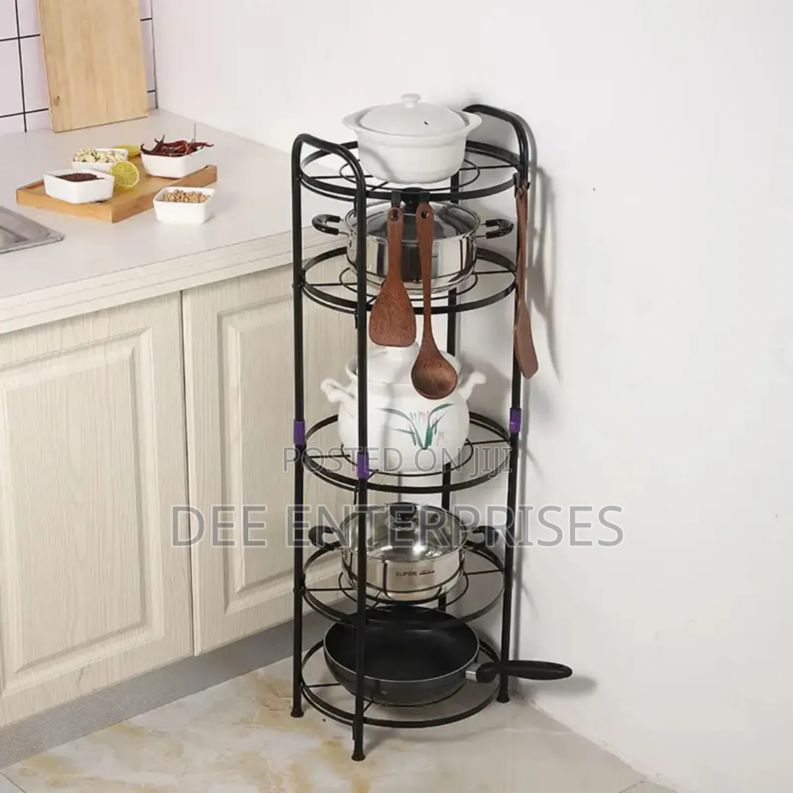 Premium Quality 5 Tier Pot Rack Holder