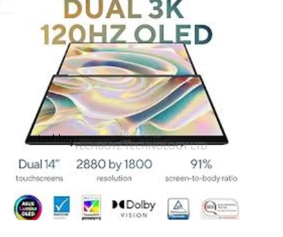 New Laptop Asus Zenbook Duo 14 32GB Intel Core Ultra 9 SSD 2T