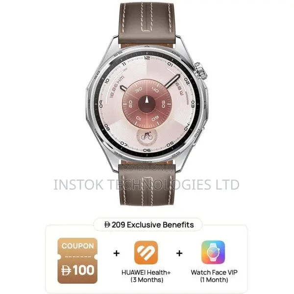 Huawei Watch Gt 6 Smart Watch 46mm - Grey Leather