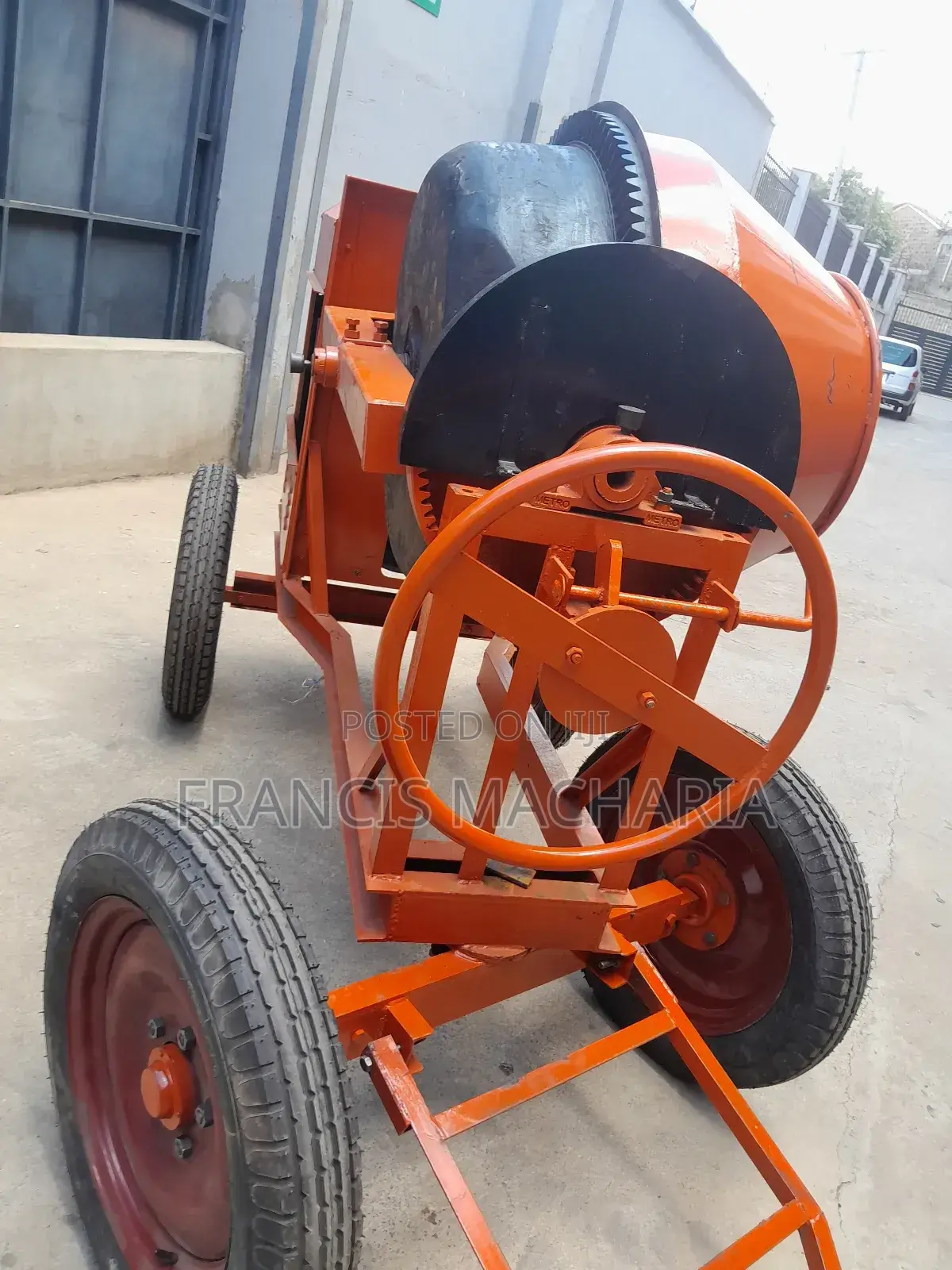 Belt Driven Concrete Mixer 8hp