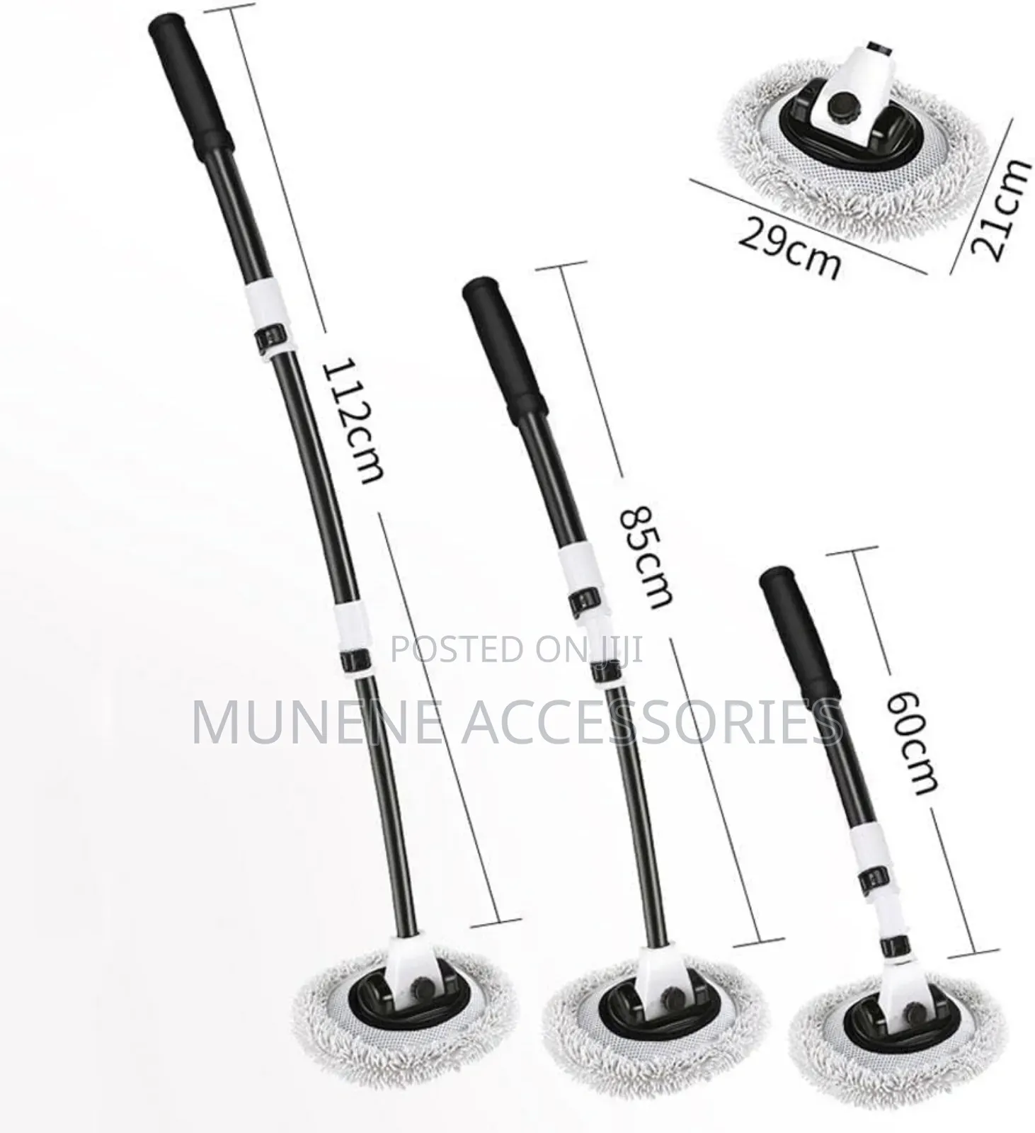 Car Wash Brush, With Telescopic Extension Pole, Car Cleaning Brush Kit