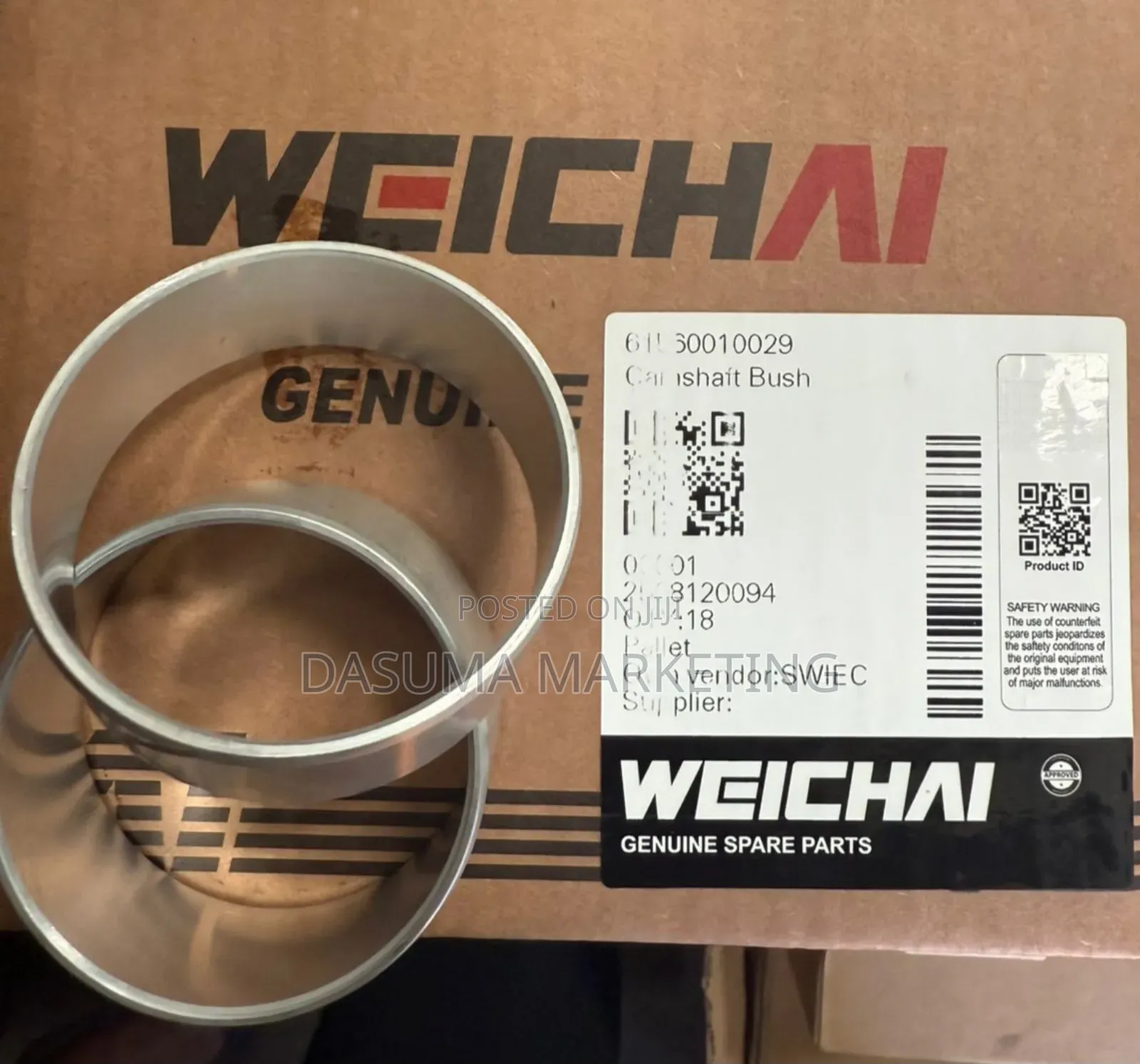 Weichai Camshaft Bush (2-Valve Engine)