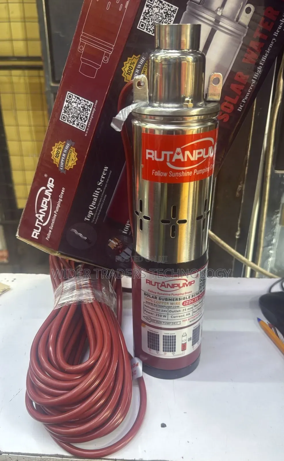 Rutan Solar Submersible Screw Pump
