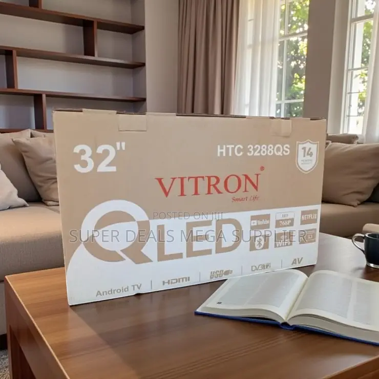 Vitron 32 Inch Qled Smart Tv With Youtube Wifi Bluetooth