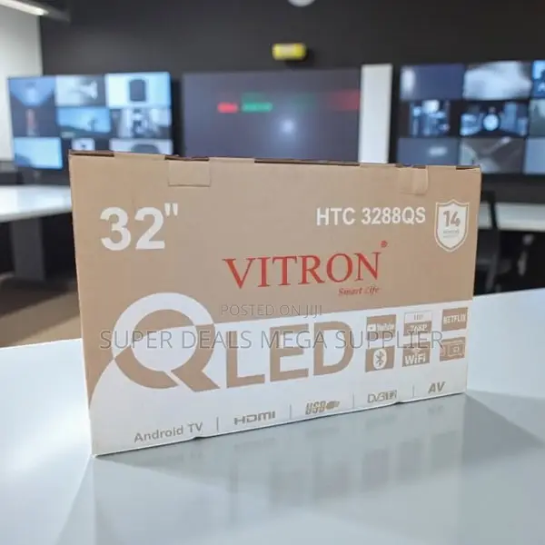Vitron 32 Inch Smart Android Frameless Qled Tv With Bluetooth