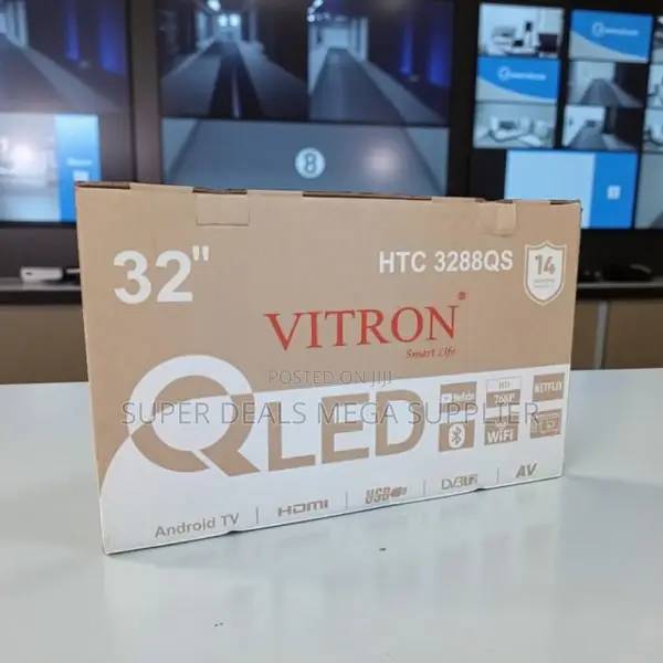 Vitron 32 Inch Android Qled Smart Tv Full Hd With Wifi Support