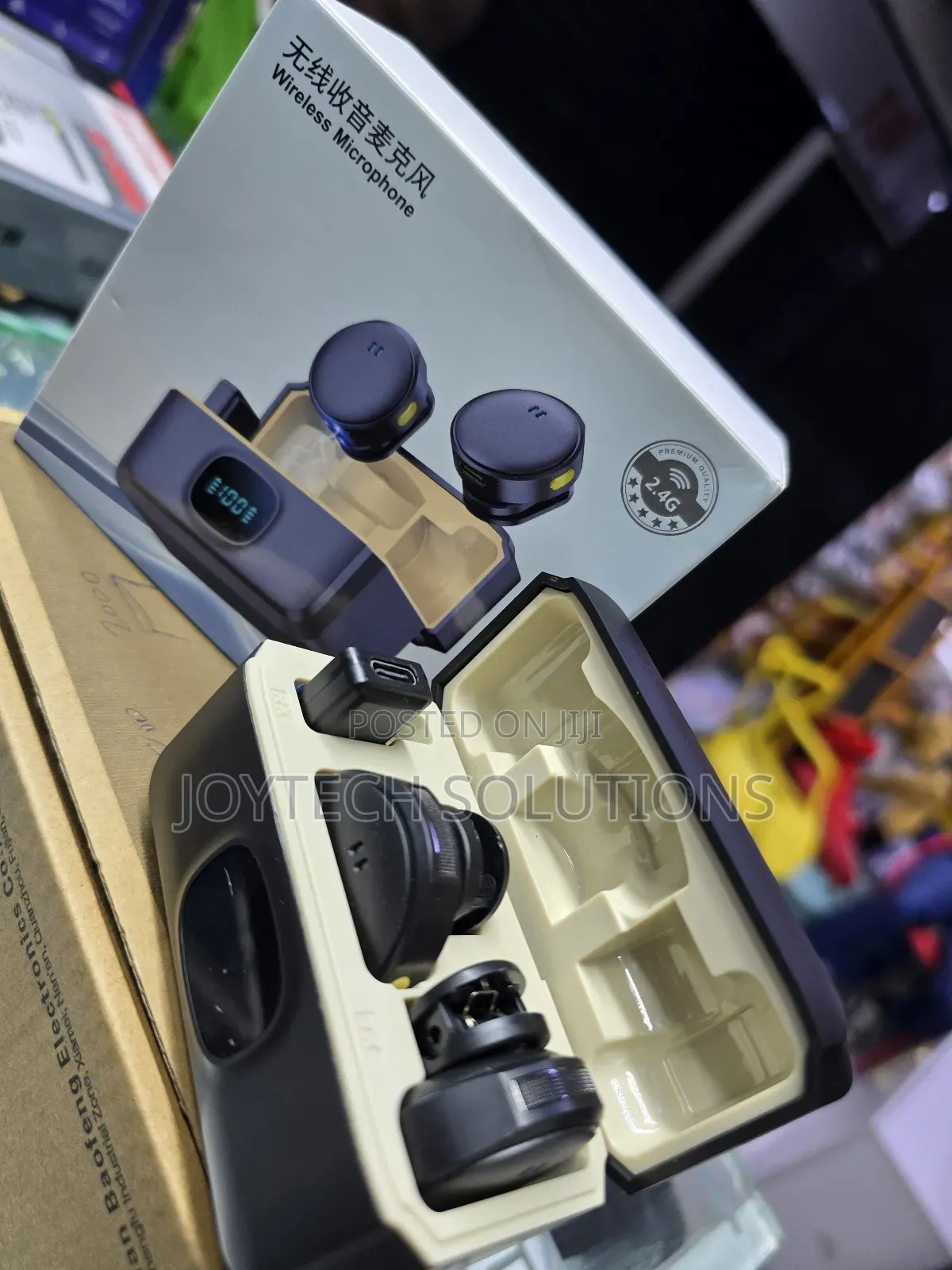 Original Wireless Lapel Lavalier Button Microphone. [ Noise Reduction]