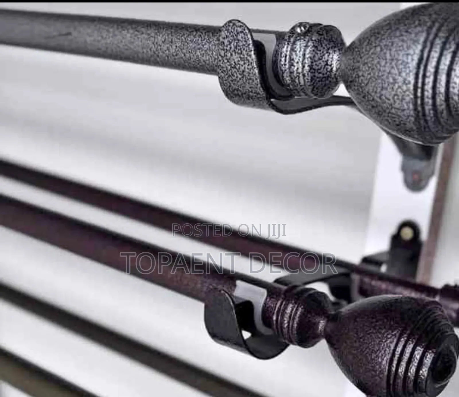 Silver Grey And Brown Reliable  And Elegant Design Powder Coated Rods