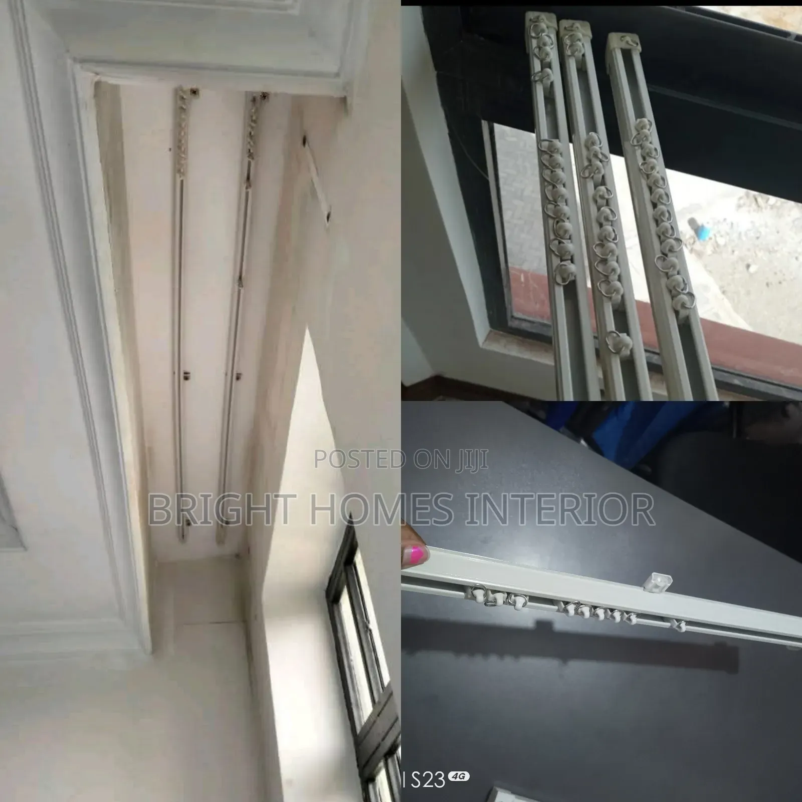 Single Rail Gymsum Ceiling Mounting
