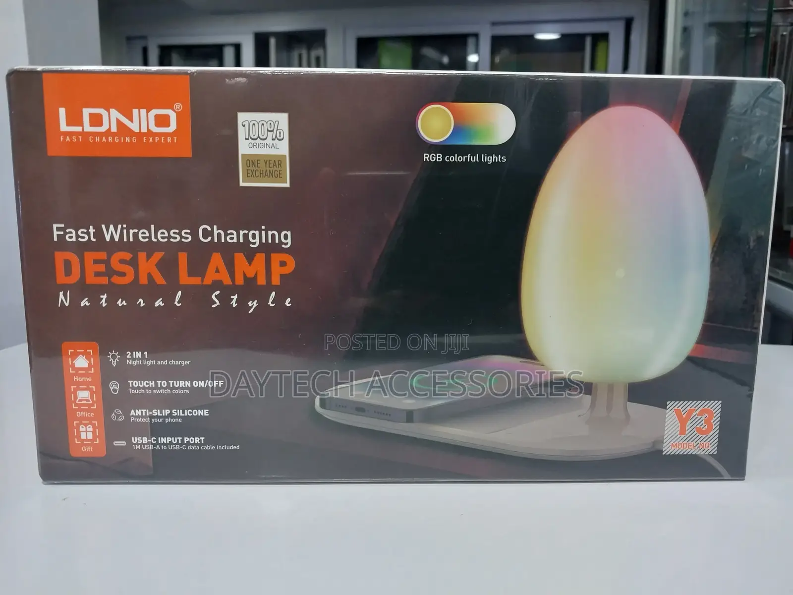 Ldnio Y3 Led Desk Lamp With 15w Fast Wireless Charging