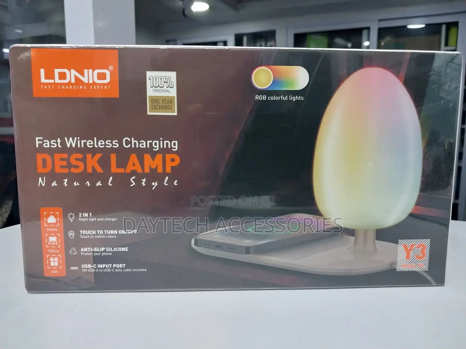 Ldnio Y3 Led Desk Lamp With 15w Fast Wireless Charging