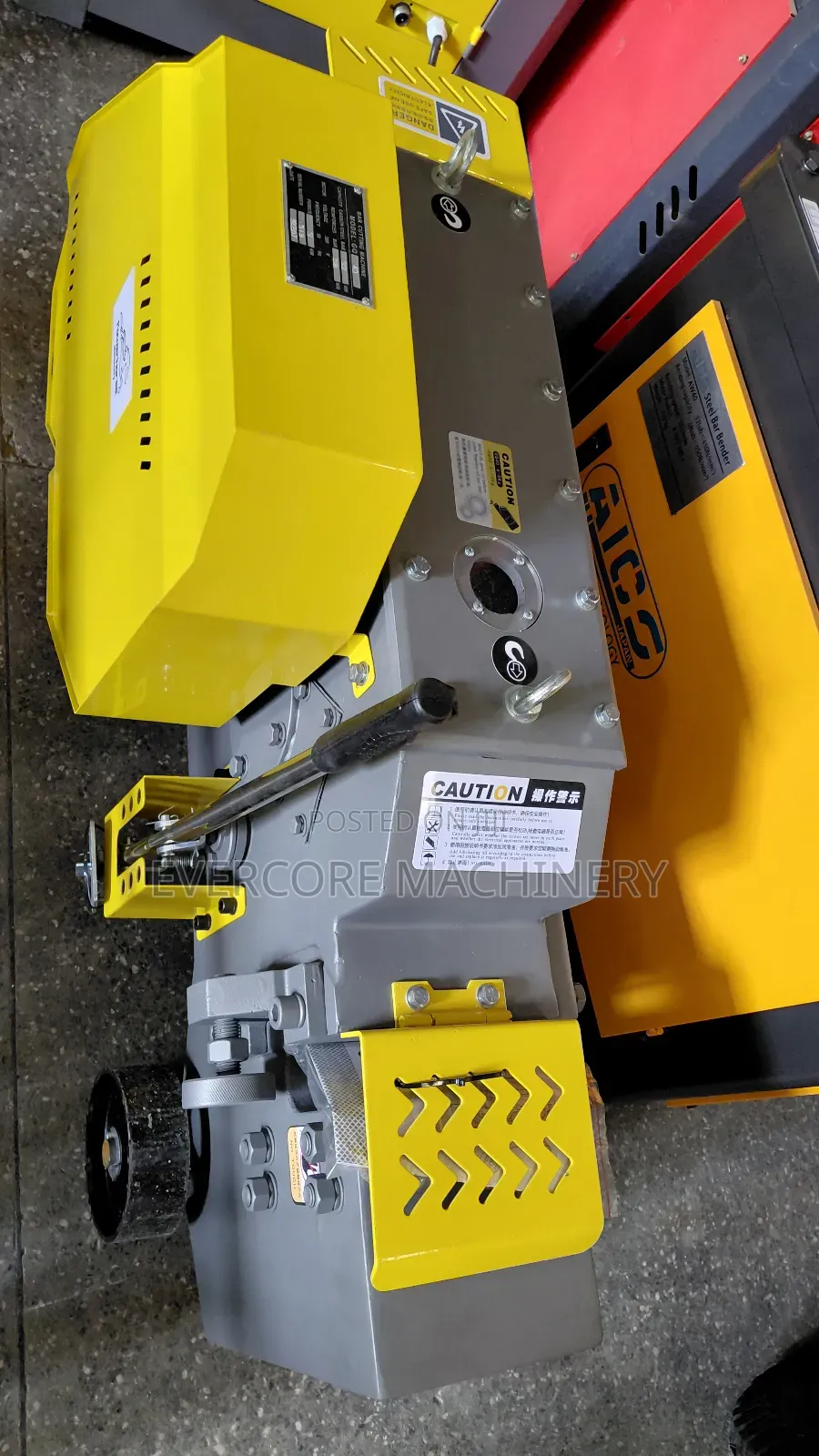Heavy Duty Bar Cutting Machine With Electric Motor.