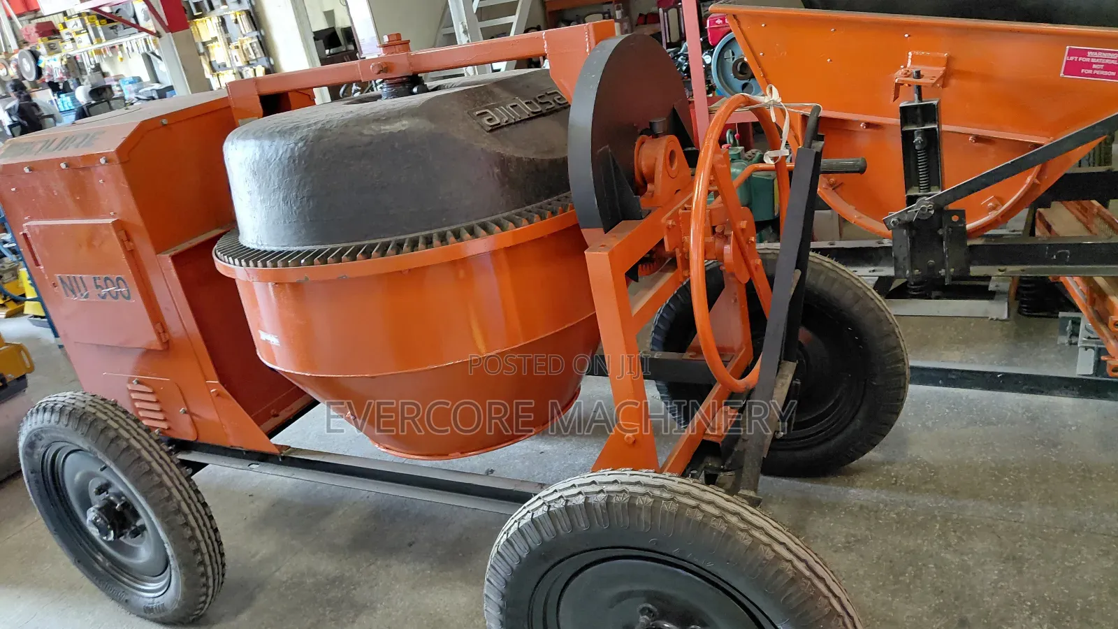 Indian Concrete Mixer 500litres Capacity